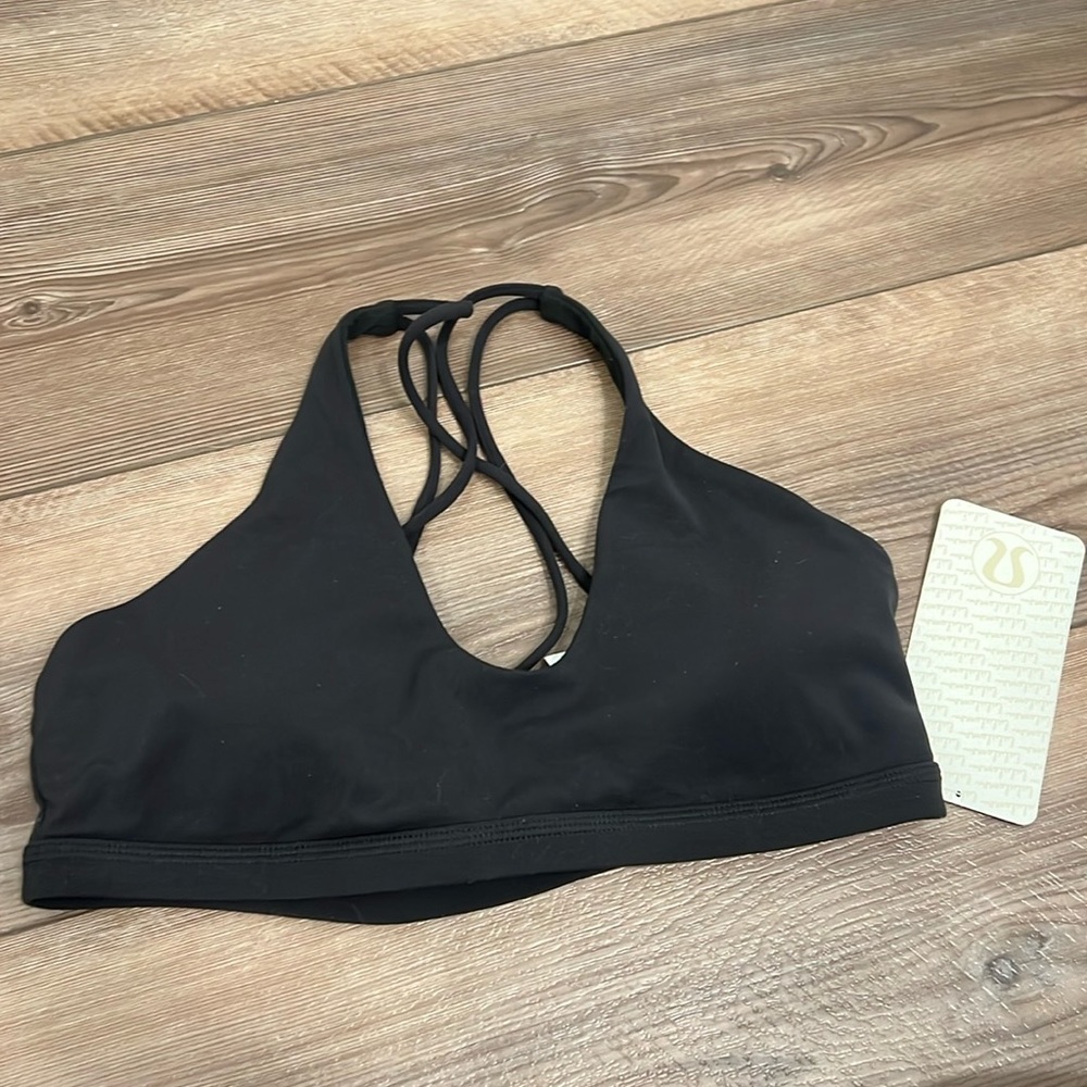 NEW Lululemon Sports Bra Black Size 10